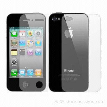 Clear Screen Protector for iPhone 4/4S, High Transparency, Anti Scratches